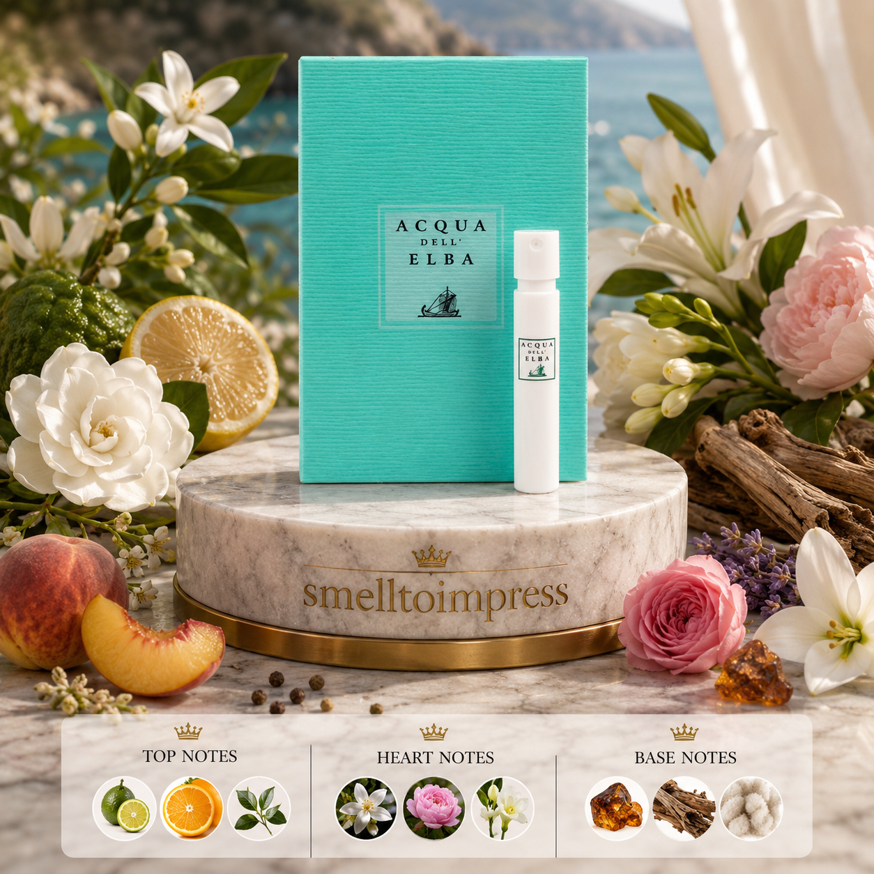 Acqua Dell' Elba Essenza Donna 공식 향수 샘플 1.2 mL 0.04 fl. oz 이미지