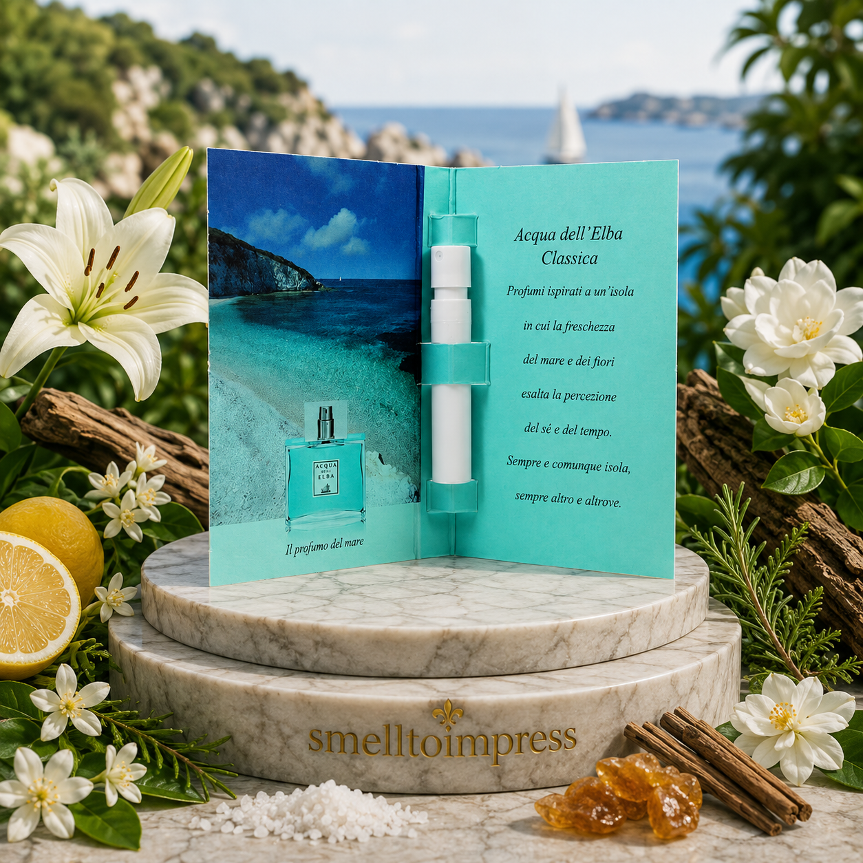 Acqua dell' Elba Classica 공식 향수 샘플 1.2 mL 0.04 fl. oz 이미지