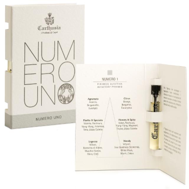 Carthusia Numero Uno 2ml 0.06oz 공식 향수 샘플 향수 테스터