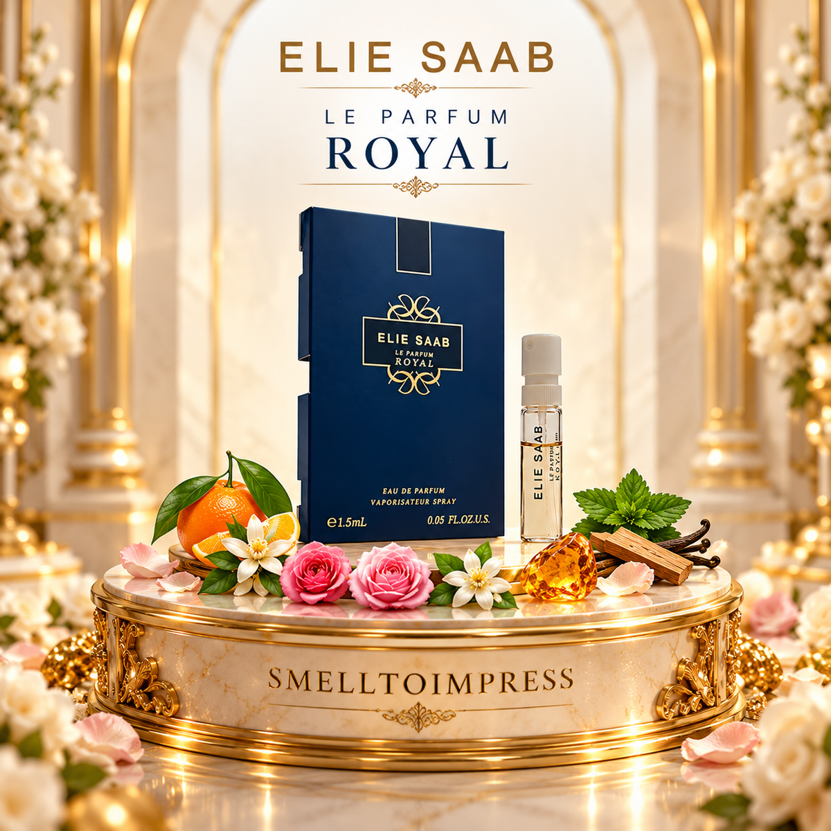 엘리 사브 Le Parfum Royal 공식 향수 샘플 1.5 mL 스멜투임프레스 제공