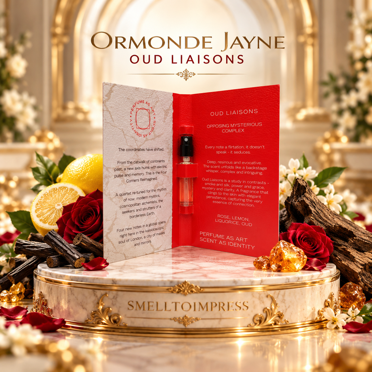 Ormonde Jayne Oud Liaisons 2.5 mL 공식 향수 샘플 이미지