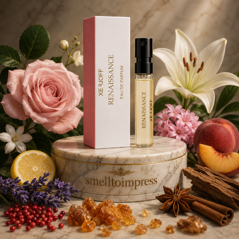 XERJOFF RENAISSANCE 2 mL 0.06 fl. oz. 공식 향수 샘플 향수 테스터 이미지
