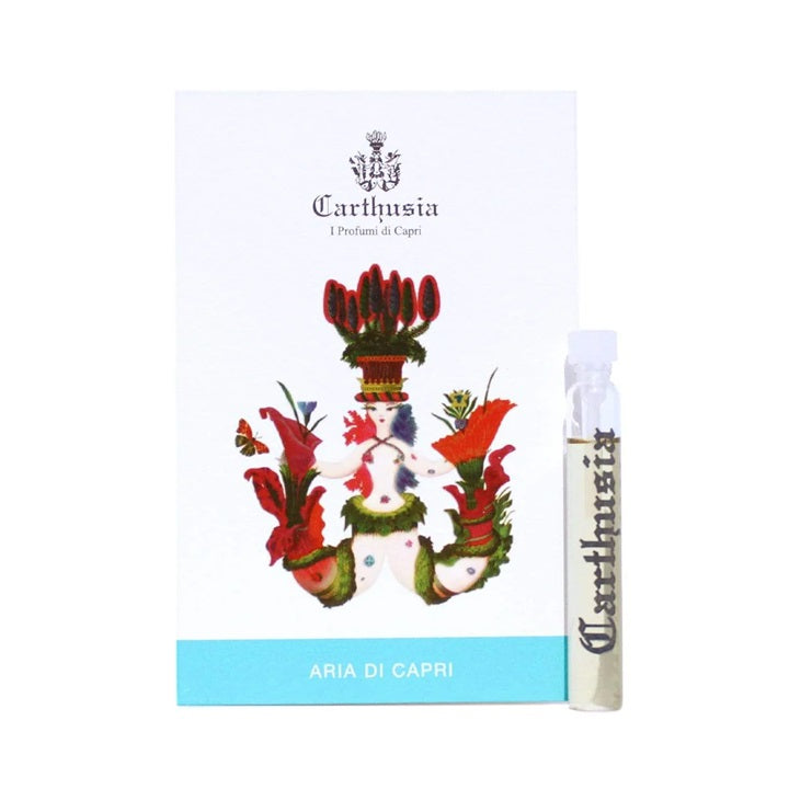 공식 카르투시아 향수 샘플 카르투시아 아리아 디 카프리 크기 2ml 0.06 온스. 향수 테스터