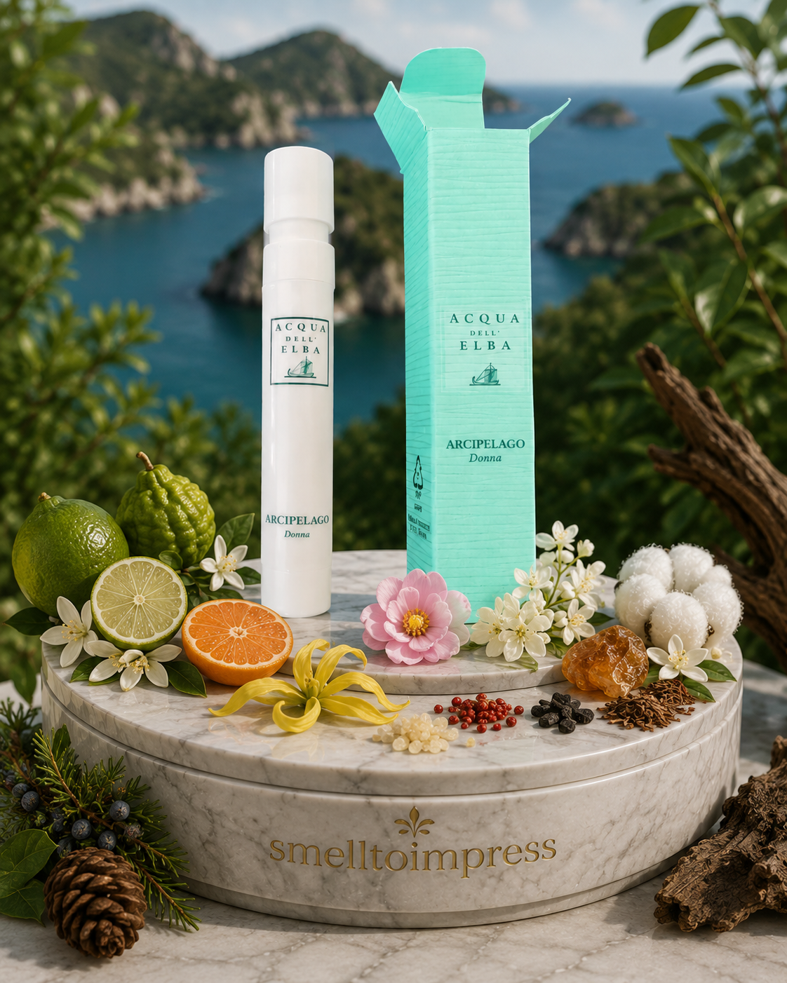 Acqua dell' Elba Arcipelago Donna 공식 향수 샘플 1.2 mL 0.04 fl. oz 이미지