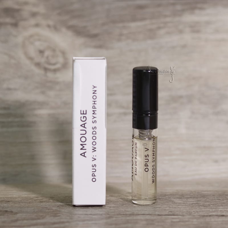 Amouage OPUS V Woods Symphony 2ml 0.06 온스 향수 샘플 공식 향수 테스터