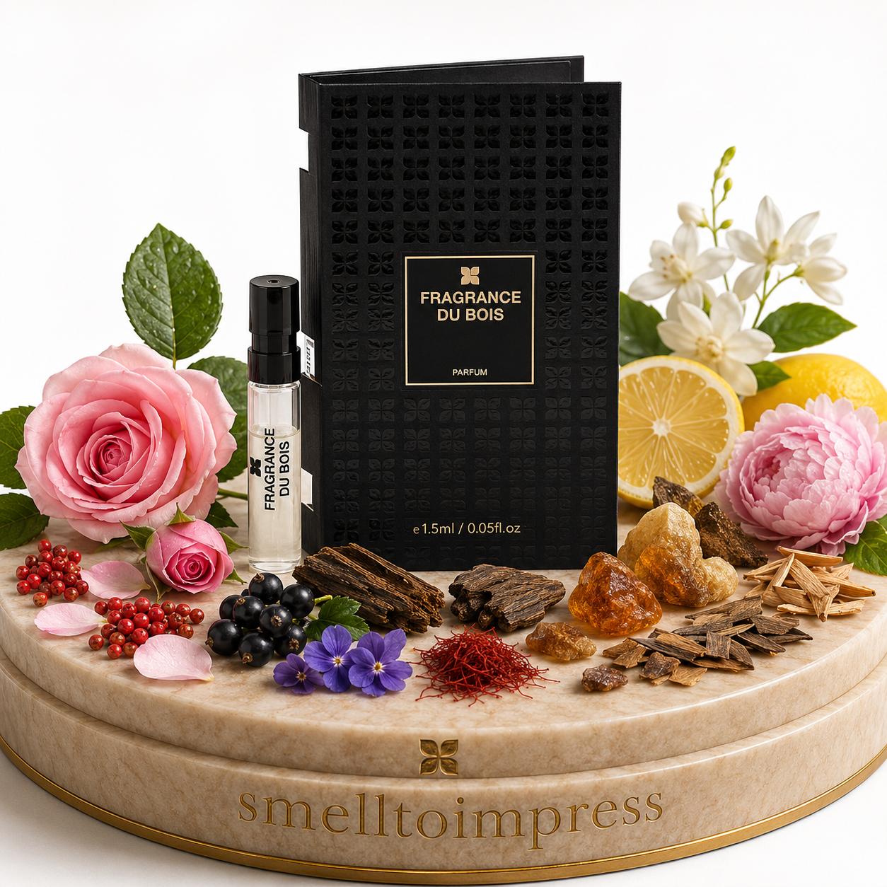 Fragrance Du Bois Siberian Rose 1.5 mL 0.05 fl. oz. 공식 향수 샘플 사진