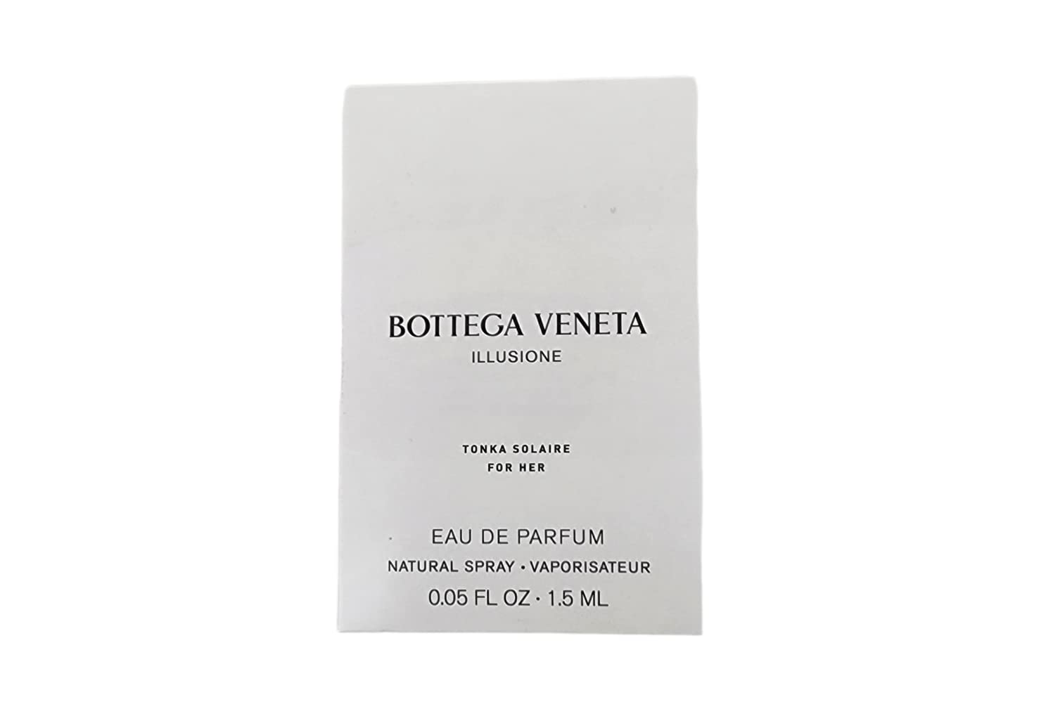 보테가 베네타 일루시오네 통카 솔레어 1.5ml 0.07 fl. 온스 공식 향수 샘플