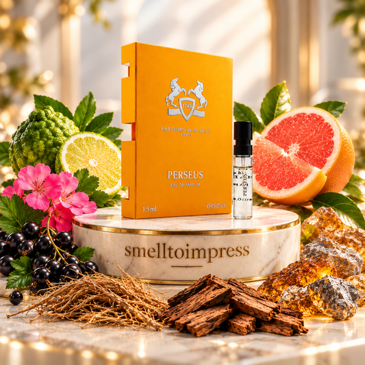 Smelltoimpress의 Parfums de Marly Perseus 1.5 mL 공식 향수 샘플 사진