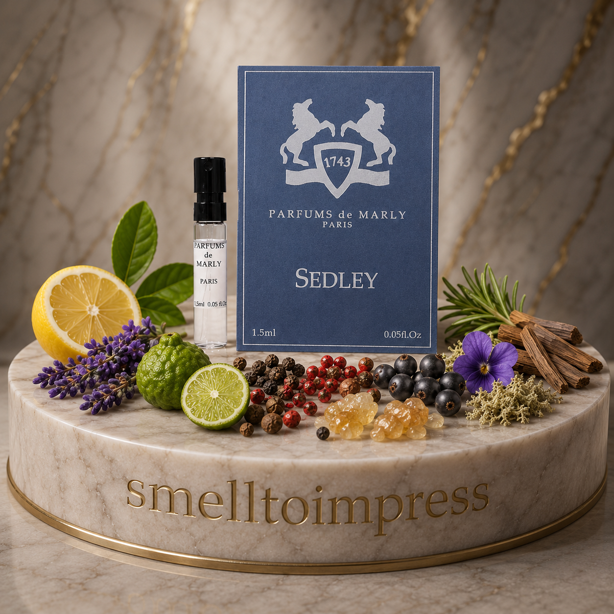 Parfums de Marly Sedley 1.5 mL 0.05 fl. oz. 공식 향수 샘플