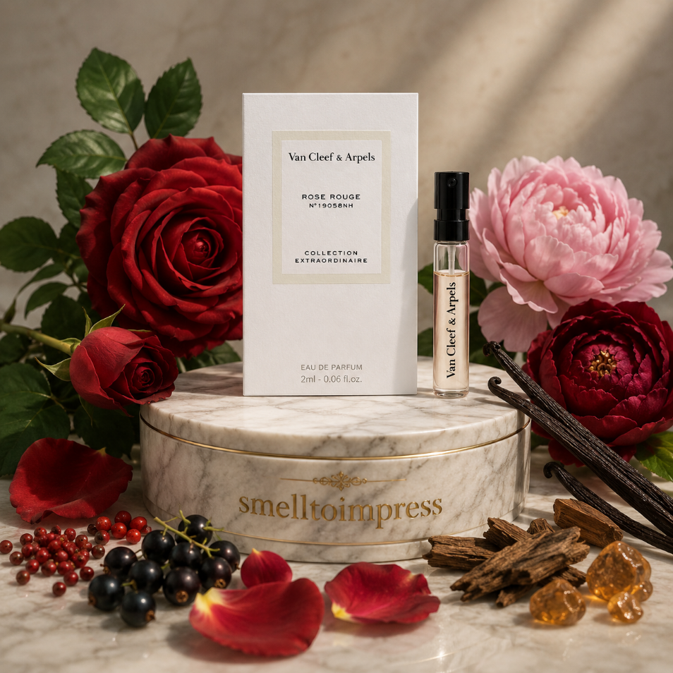 Van Cleef & Arpels Rose Rouge 공식 향수 샘플 2 mL 0.06 fl. oz. 향수 테스터 이미지