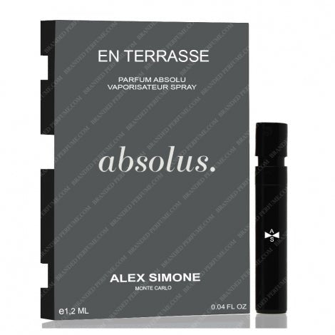 알렉스 시몬느 엔 테라스 퍼퓸 압솔뤼 1.2ml 0.04 fl. 온스 공식 향수 샘플